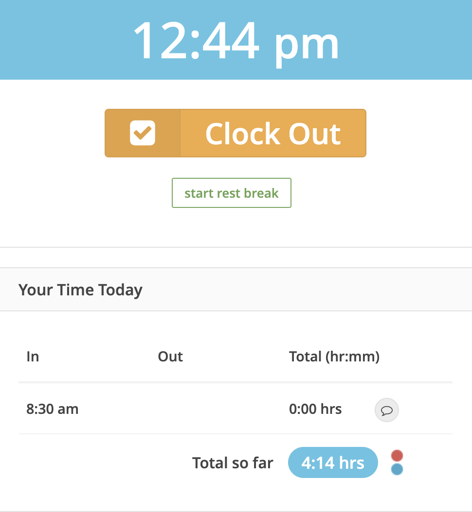 Clocking in with a COVID wellness check form